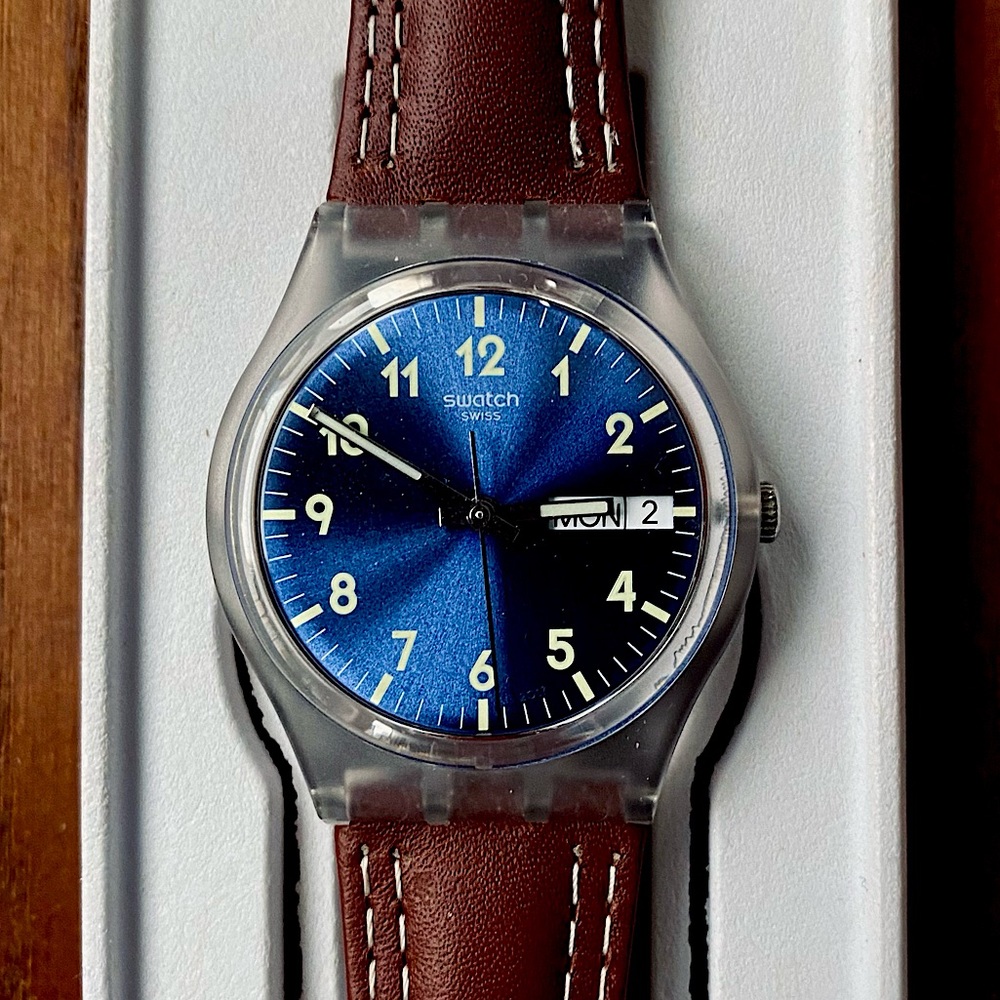 NEW “Swatch” Brand Swiss-Made Water & Shock-Resistant Analog Wrist Watch
